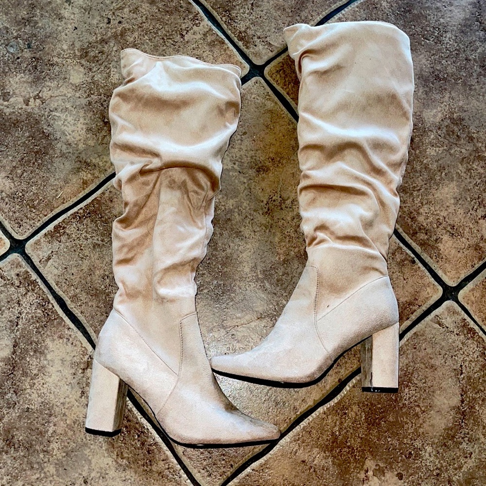 Knee High Suede Boots
